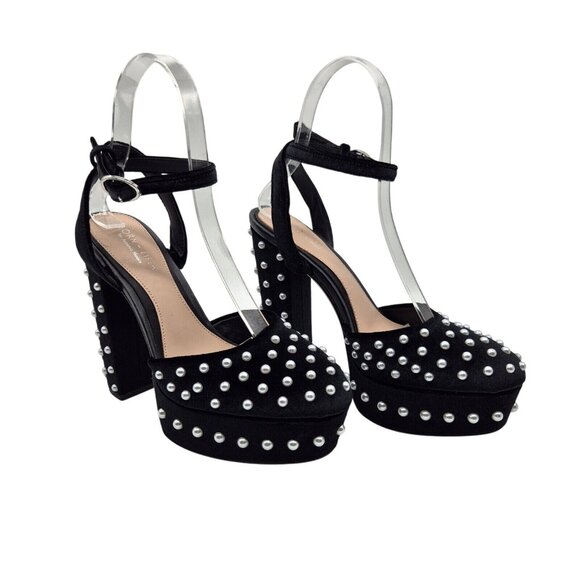 ANTONIO MELANI Shoes - Antonio Melani x Born on Fifth Women's Platform Size 6.5 Emily Velvet Pearl (77)